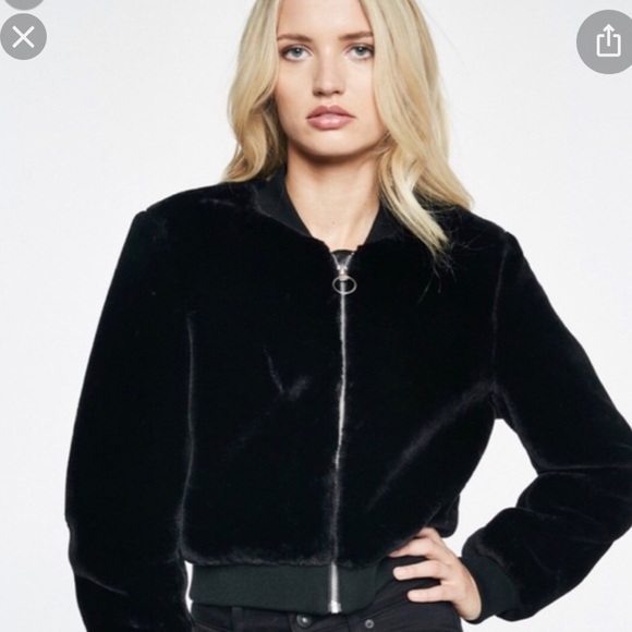Seek The Label faux fur bomber jacket - Picture 1 of 3